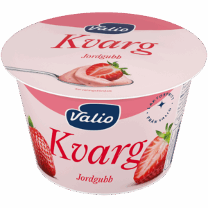 Valio Laktosfri kvarg jordgubb 7% 200 g
