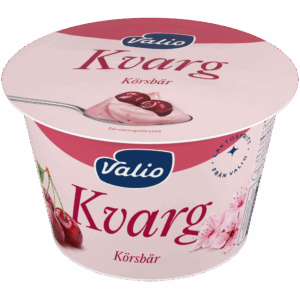 Valio Laktosfri kvarg körsbär 7% 200 g