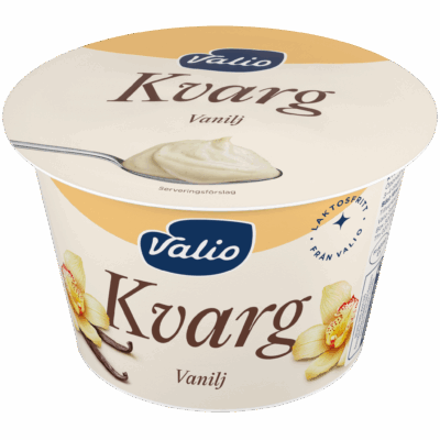 Valio laktosfri kvarg vanilj 7% 200 g