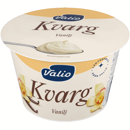 Valio laktosfri kvarg vanilj 7% 200 g