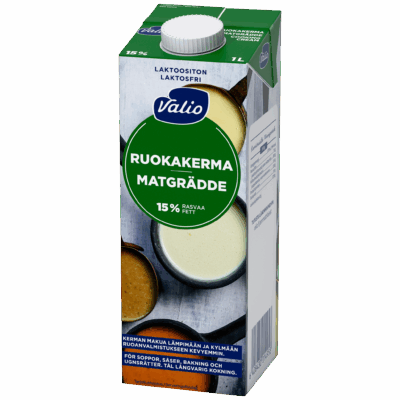Valio matgrädde 15 % laktosfri 1 l