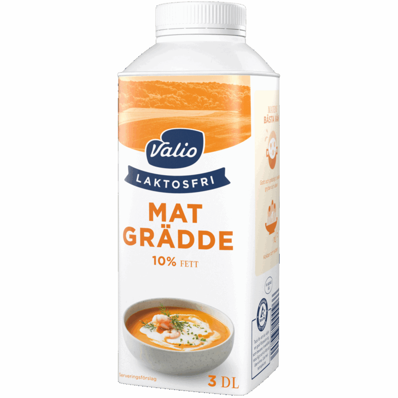 Valio Laktosfri matgrädde 10% 3 dl