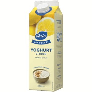 Valio Laktosfri yoghurt citron 1000 g