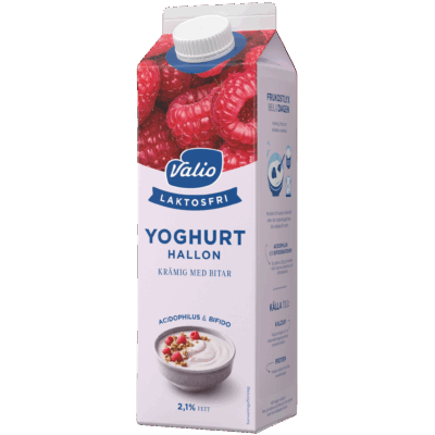 Valio Laktosfri yoghurt hallon 1000 g