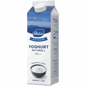 Valio Laktosfri yoghurt naturell 4% 1000 g