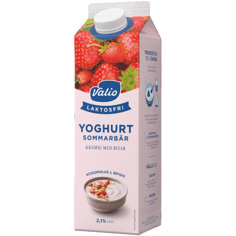 Valio Laktosfri yoghurt sommarbär 1000 g