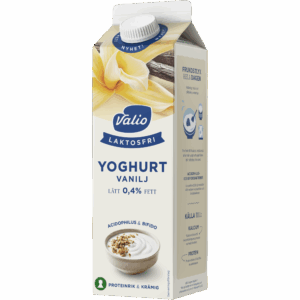 Valio Laktosfri yoghurt vanilj 0,4% 1000 g