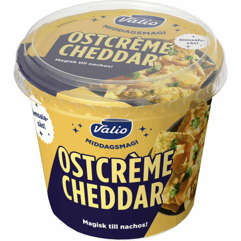 Valio Middagsmagi ostcrème cheddar