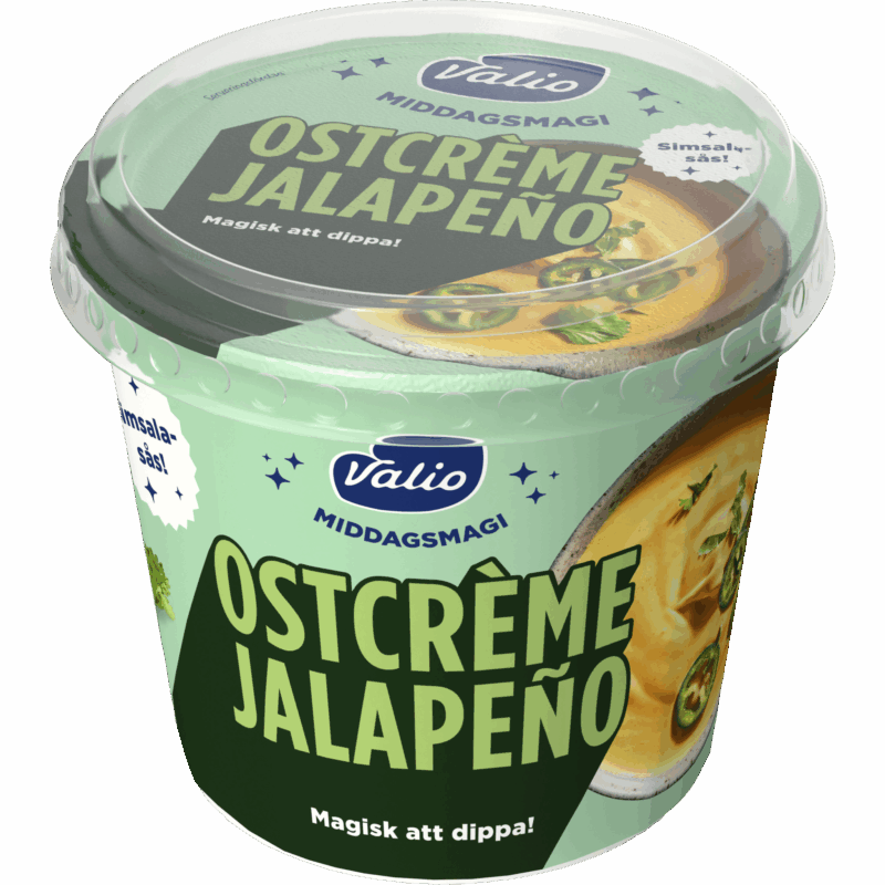 Valio Middagsmagi ostcrème jalapeño