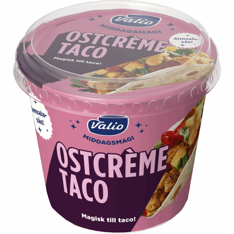 Valio Middagsmagi ostcrème taco