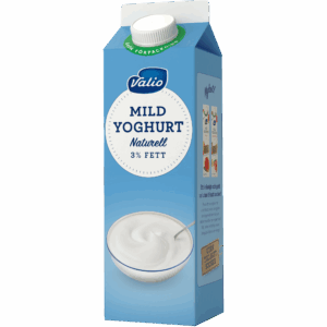 Valio Mild yoghurt naturell 3% 1000 g