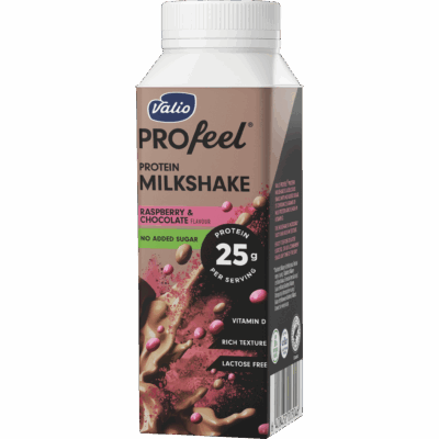 Valio PROfeel® protein milkshake 250 ml hallonkakao laktosfri