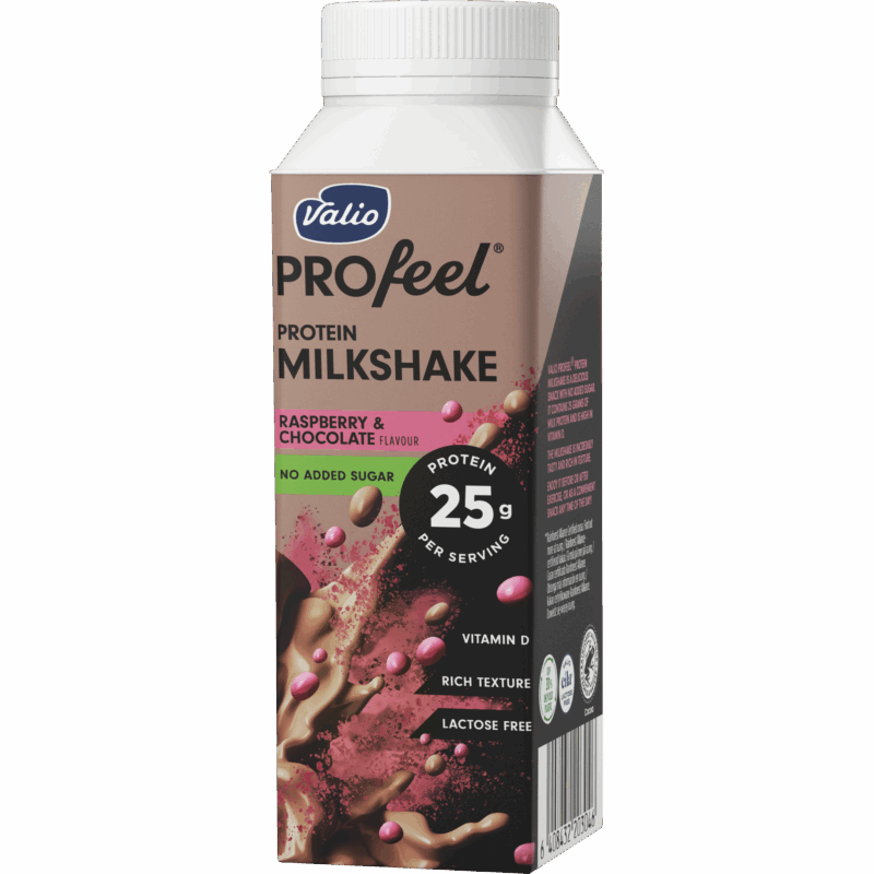 Valio PROfeel® protein milkshake 250 ml hallonkakao laktosfri