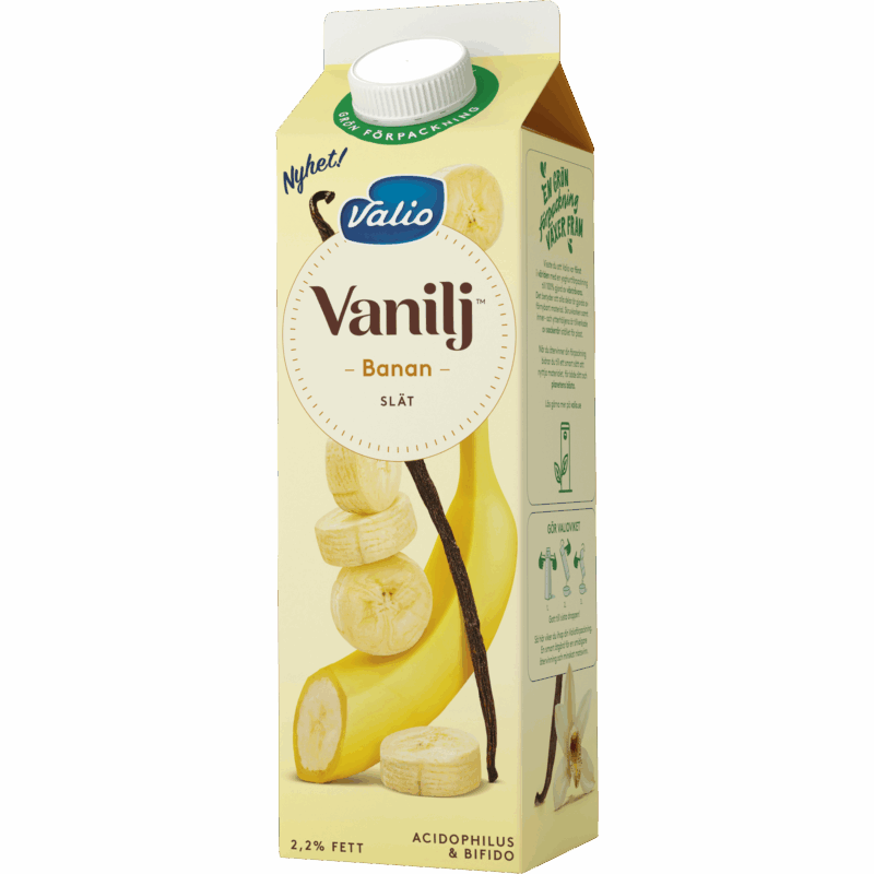 Valio Vanilj™ yoghurt banan