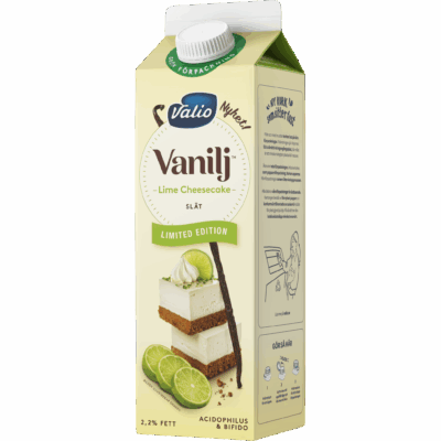 Valio Vanilj™ yoghurt lime cheesecake 1000g