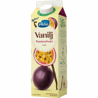 Valio Vanilj™ yoghurt passionsfrukt 1000 g