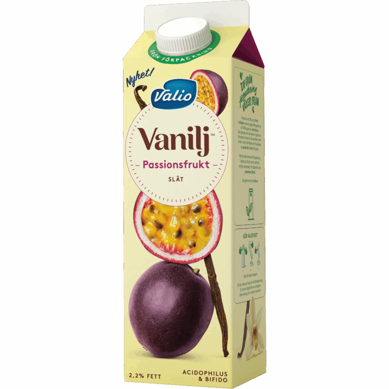 Valio Vanilj™ yoghurt passionsfrukt 1000 g