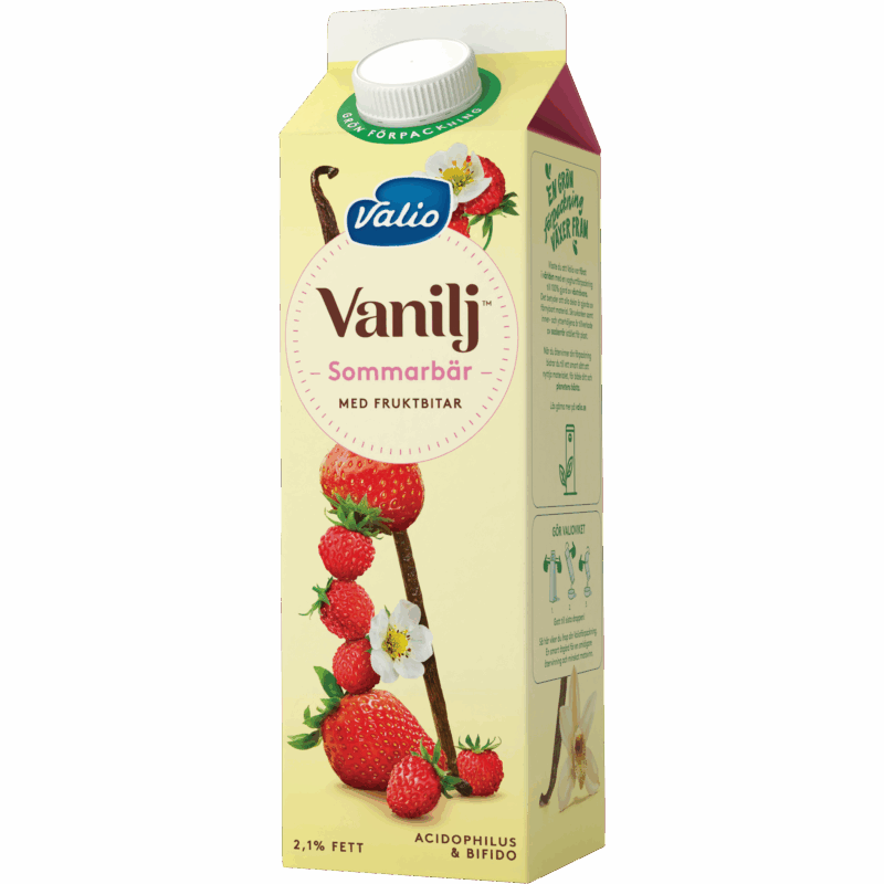 Valio Vanilj™ yoghurt sommarbär 1000 g