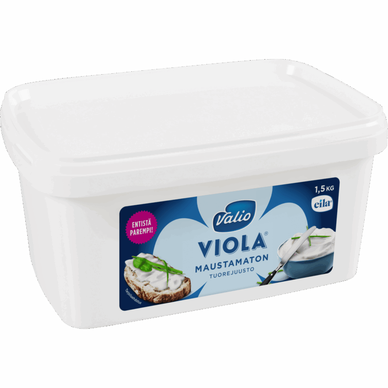 Valio Viola® naturell färskost laktosfri 1,5 kg