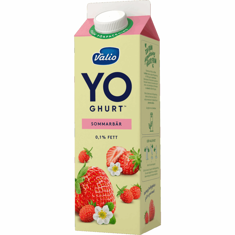 Valio YO-ghurt ™ sommarbär 0,1 % 1000g