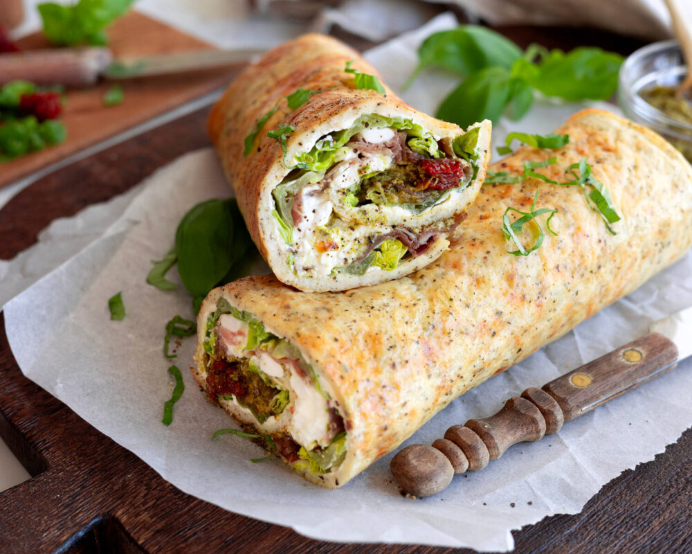 Cottage cheese wrap