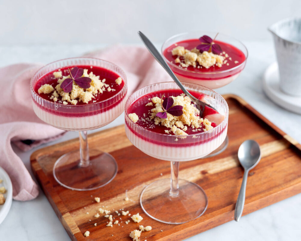Rabarberpannacotta