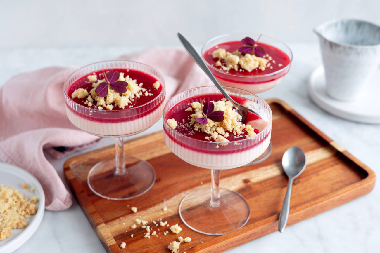 Rabarberpannacotta