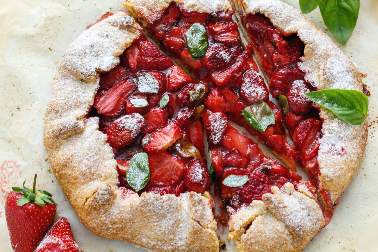 Jordgubbsgalette