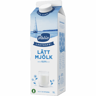 Valio Laktosfri lättmjölkdryck 0,5% 1 L