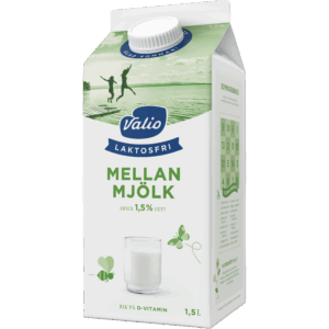 Valio Laktosfri mellanmjölkdryck 1,5% 1,5 L