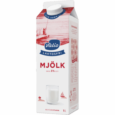Valio Laktosfri mjölkdryck 3% 1L
