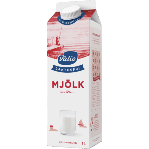 Valio Laktosfri mjölkdryck 3% 1L