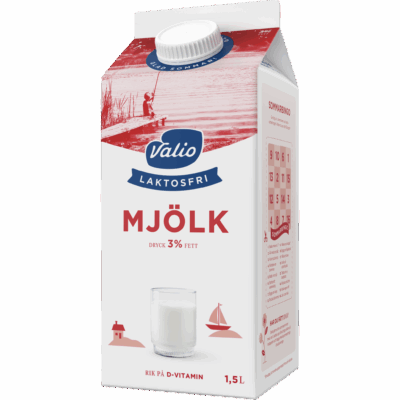 Valio Laktosfri mjölkdryck 3% 1,5 L