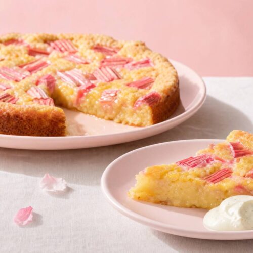 Rabarberkladdkaka