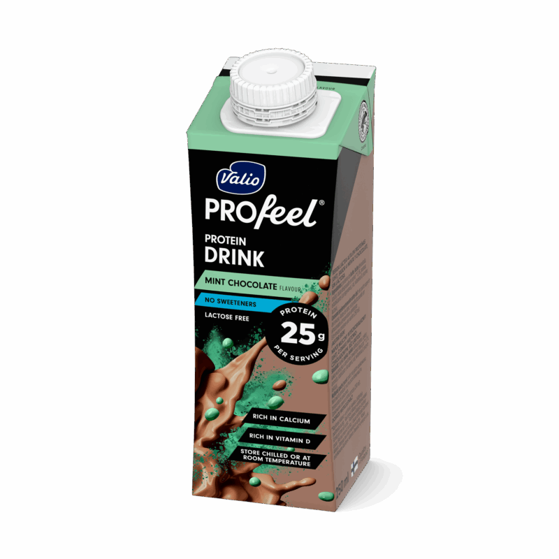 Valio PROfeel® proteindryck mintchoklad 250 ml laktosfri