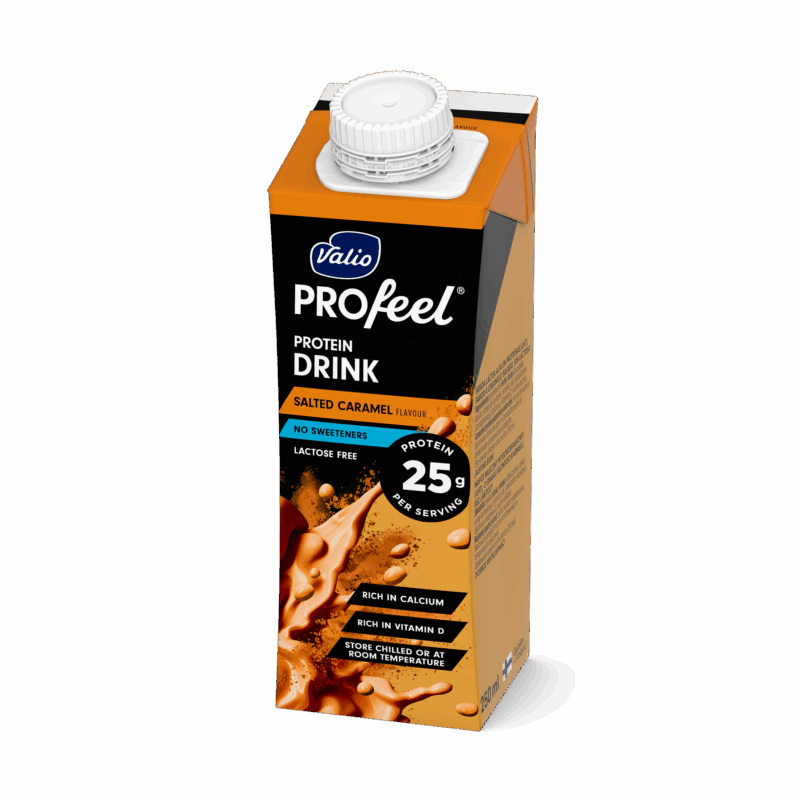 Valio PROfeel® proteindryck salted caramel 250 ml laktosfri