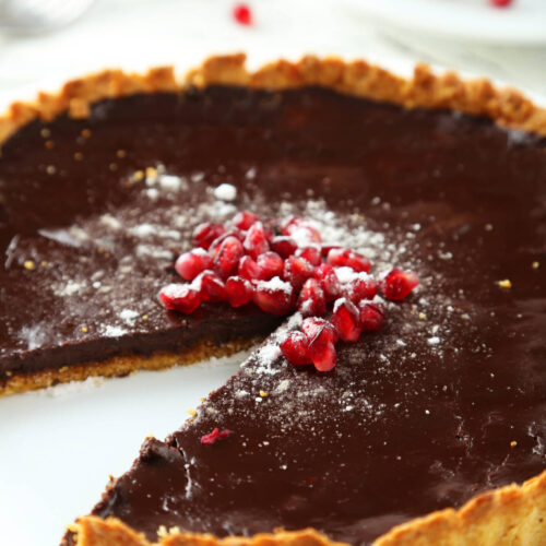 Silkeslen chokladpaj