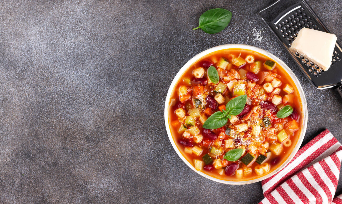 Minestrone – klassisk italiensk grönsakssoppa