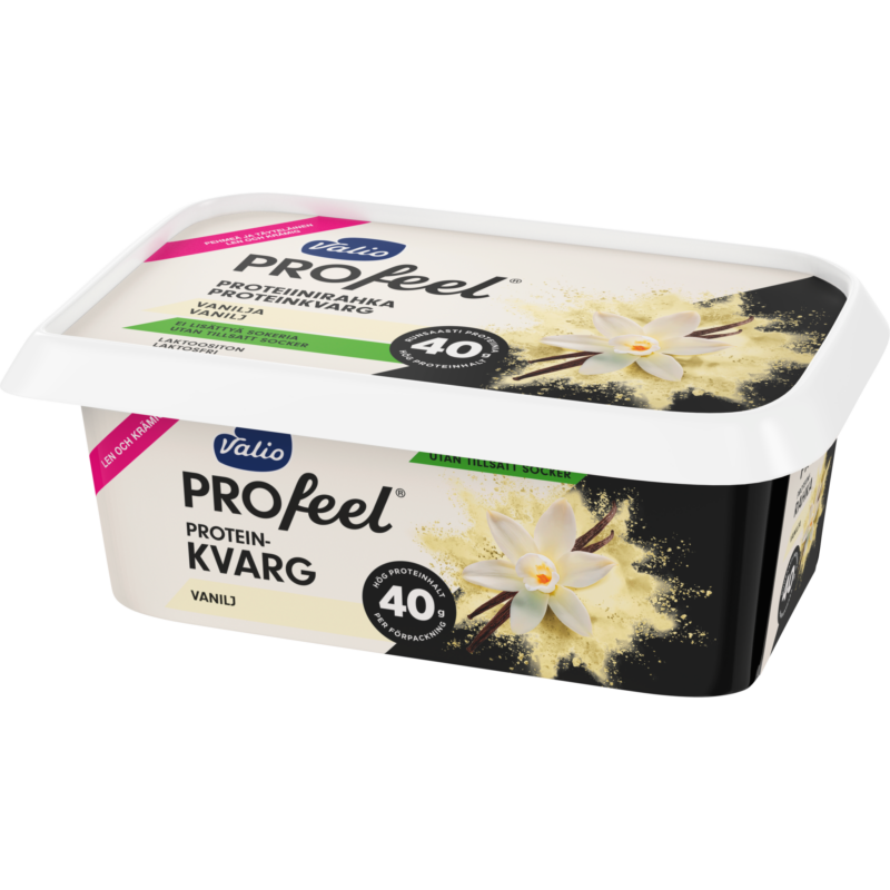 Valio PROfeel® proteinkvarg osockrad 400 g vanilj laktosfri