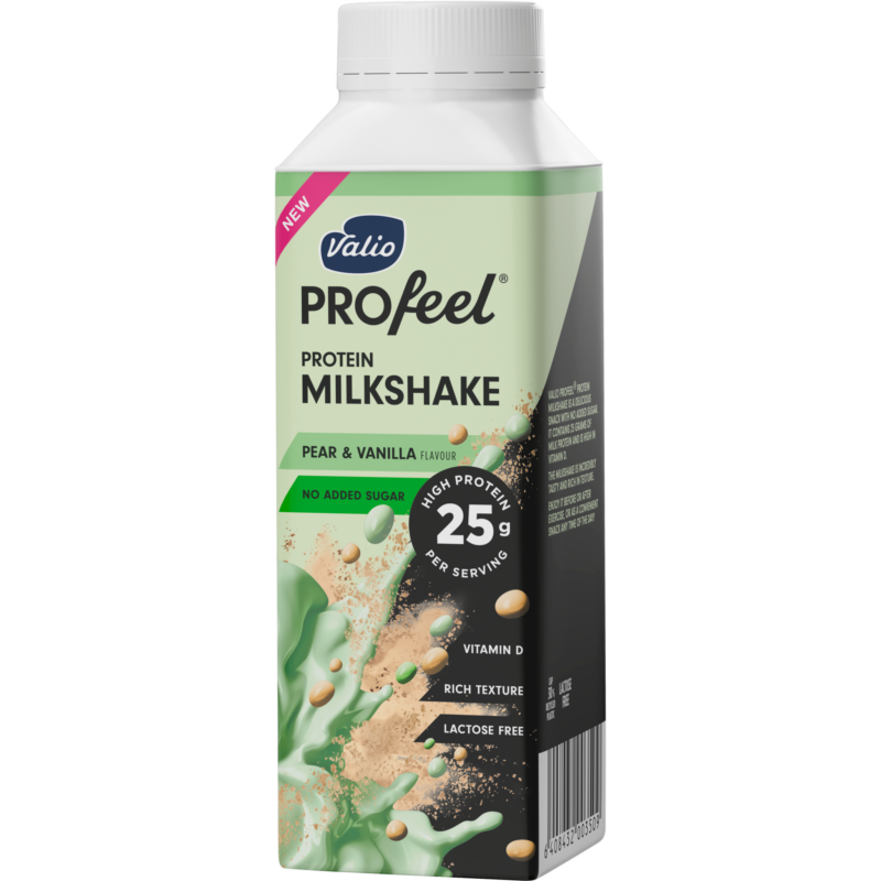 Valio PROfeel® protein milkshake 250 ml päron & vanilj lactose free