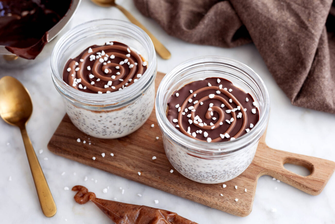 Chiapudding kanelbulle
