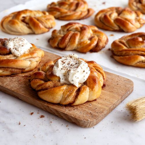 Kanelbullar med vaniljfrosting