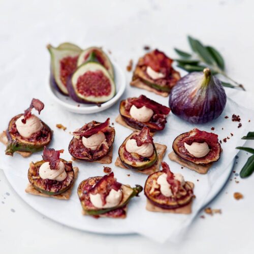 Fikonsnittar med bacon