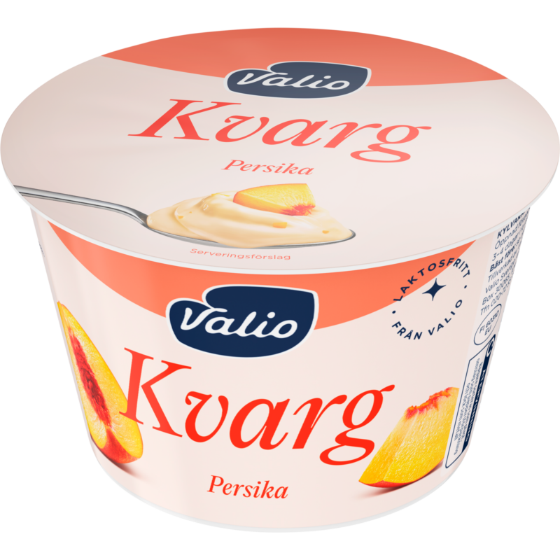 Valio Laktosfri kvarg persika 200 g