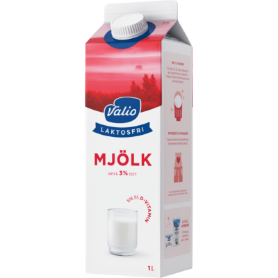 Valio Laktosfri mjölkdryck 3% 1L