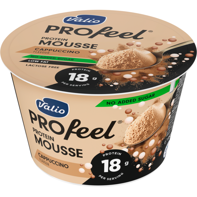 Valio PROfeel® proteinmousse 150 g cappuccino laktosfri