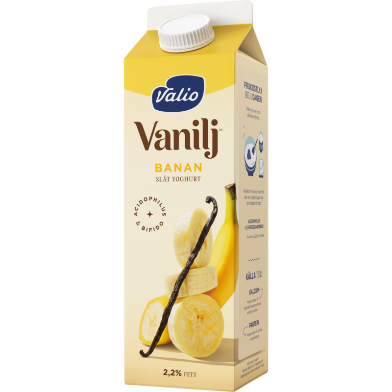 Valio Vanilj™ yoghurt banan