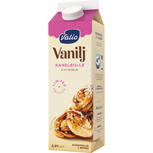 Valio Vanilj™ yoghurt kanelbulle 1000g