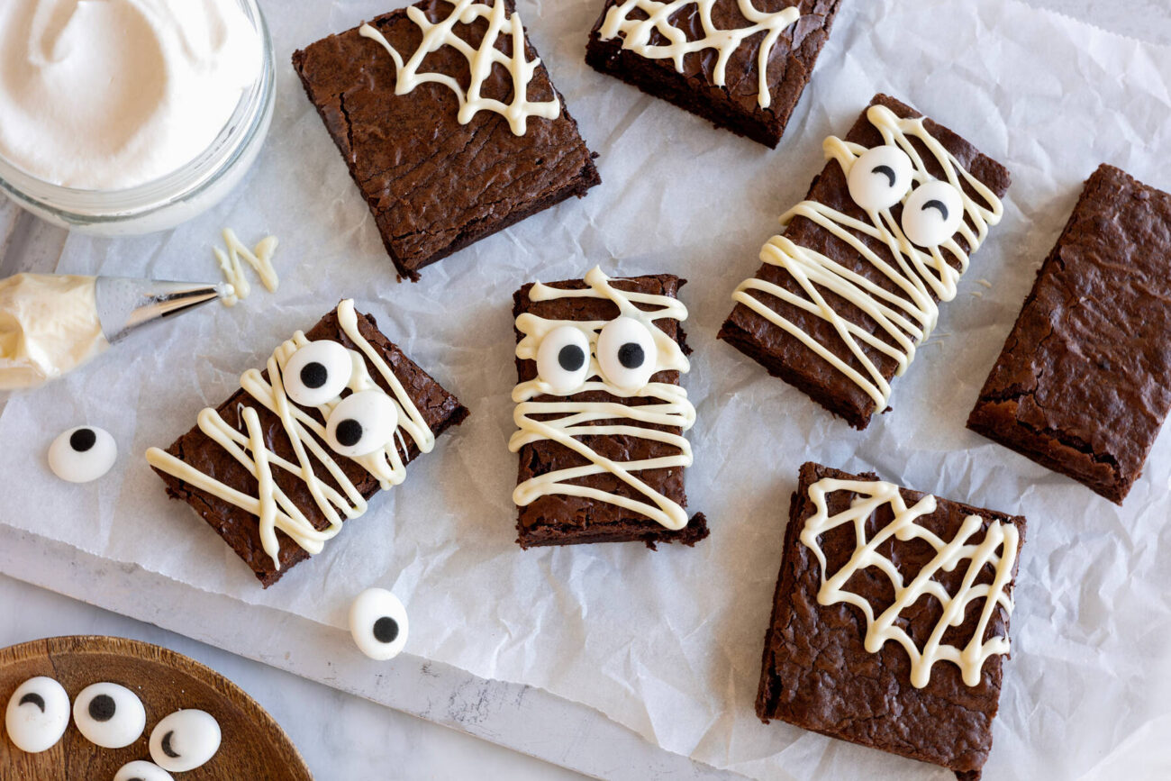 Halloween brownies