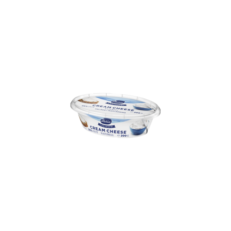 Valio Laktosfri cream cheese naturell 25% 200 g